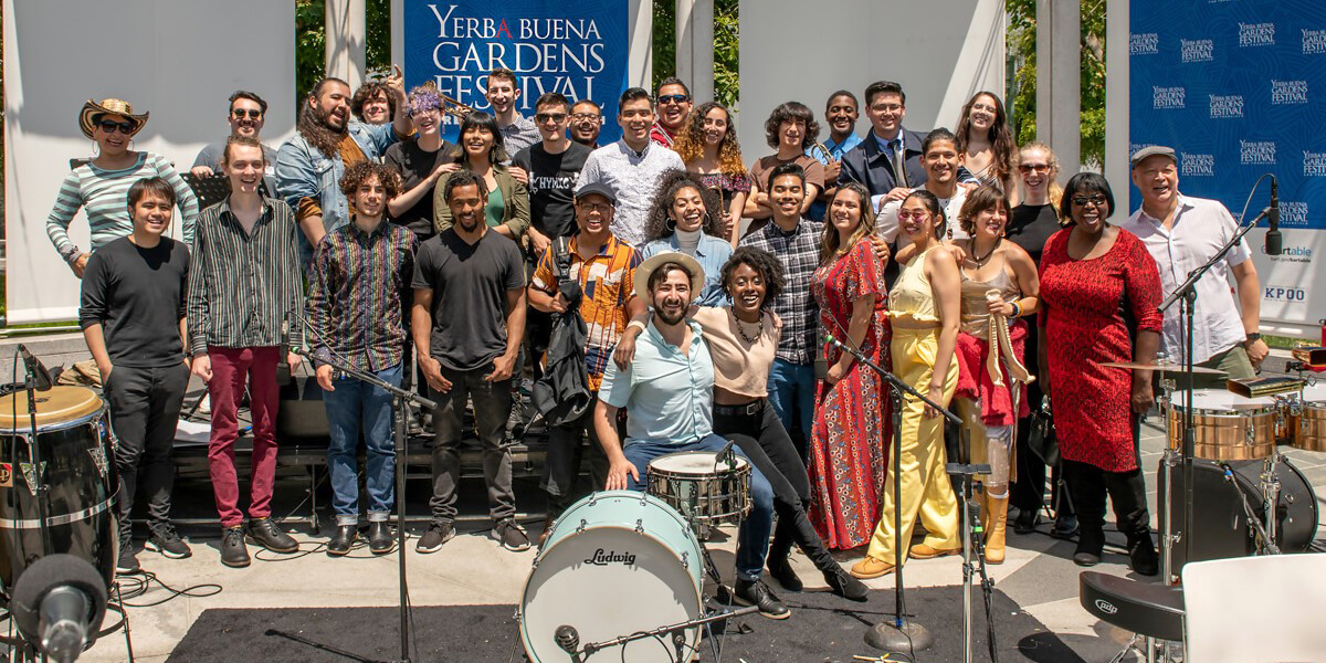 Photo of Afro-Cuban Jazz Ensemble at the Yerba Buena Gardens Festival